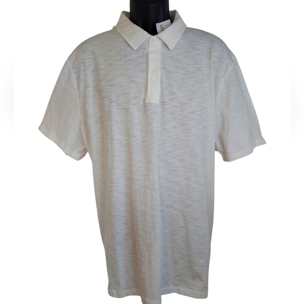 Gap Men's White Polo Shirt Sz XXL NWT